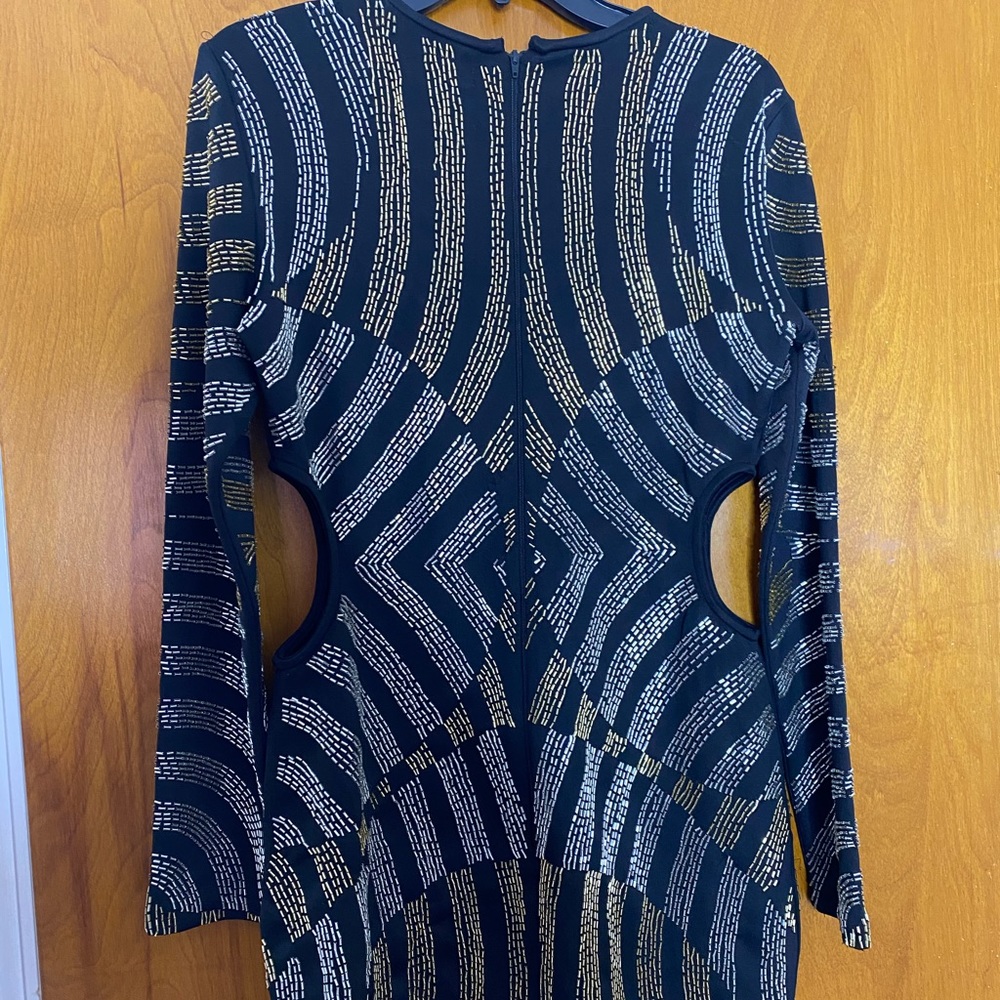 Black fitted Top SHOP party dress MAKE AN OFFER